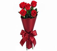 Букет 5 Красных роз Эдлесс Лав во Власово