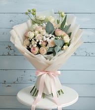 Букет цветов из:  Розы и Лизиантусы во Власово