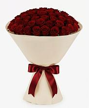 Букет 101 Бордовая роза Блэк Бакарра во Власово