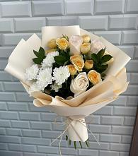 Букет цветов из:  Розы и Хризантемы во Власово