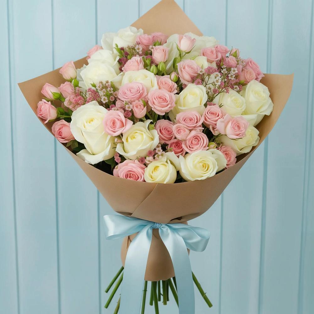 Букет цветов из: Розы во Власово