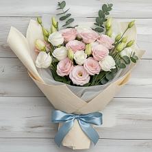 Букет цветов из:  Лизиантусы во Власово