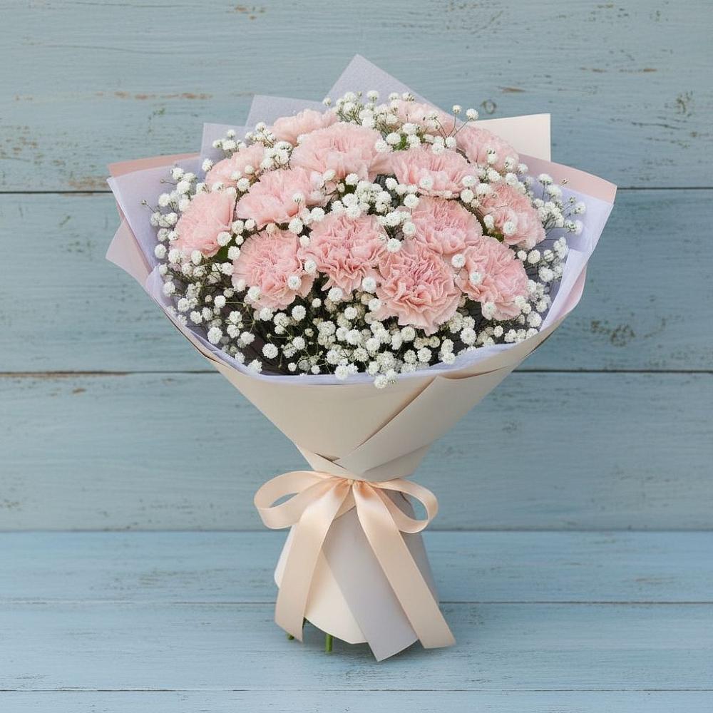 Букет цветов из: Гвоздики во Власово