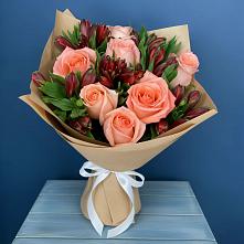 Букет цветов из:  Розы и Альстромерии #REPLACE_PRED# Власово