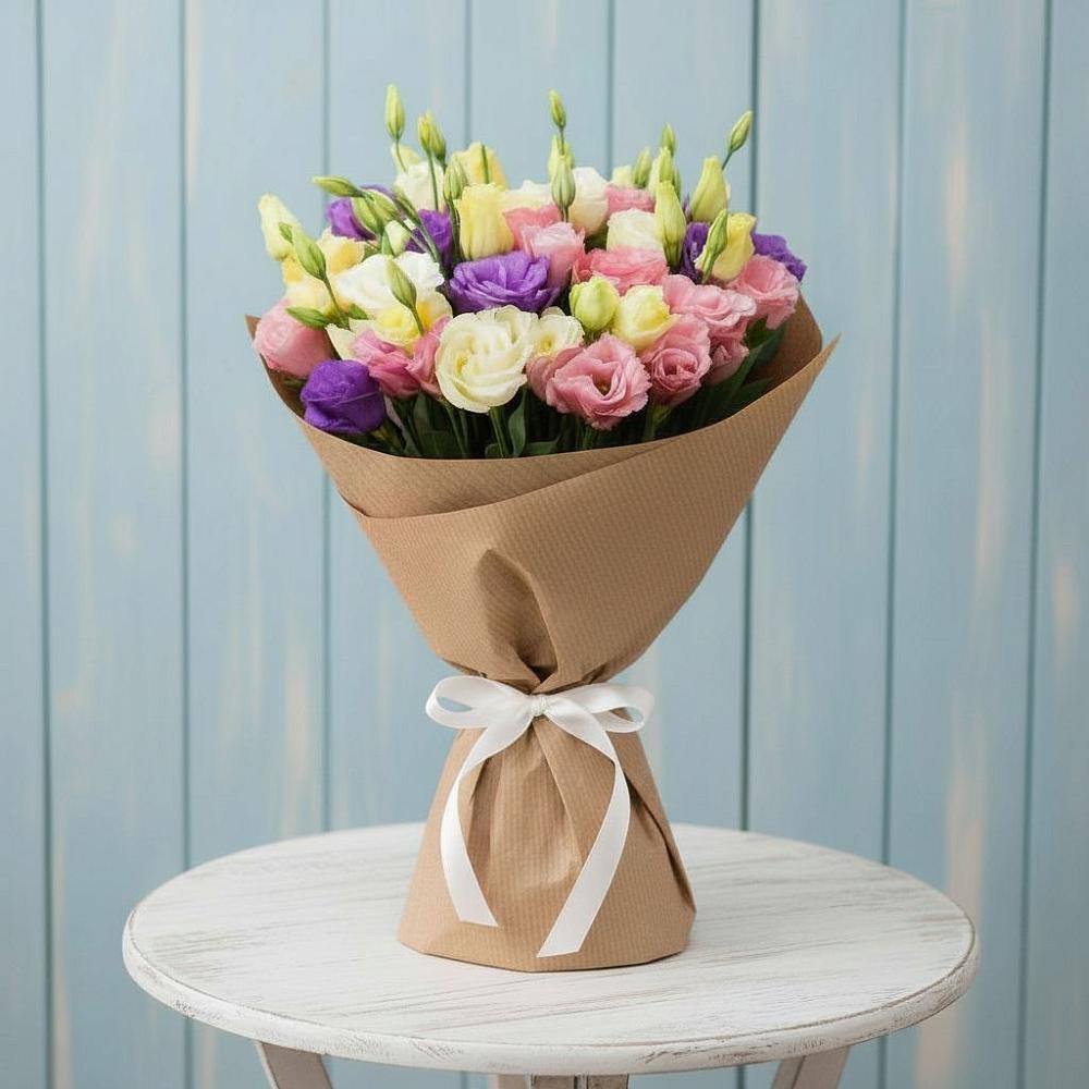 Букет цветов из: Лизиантусы во Власово