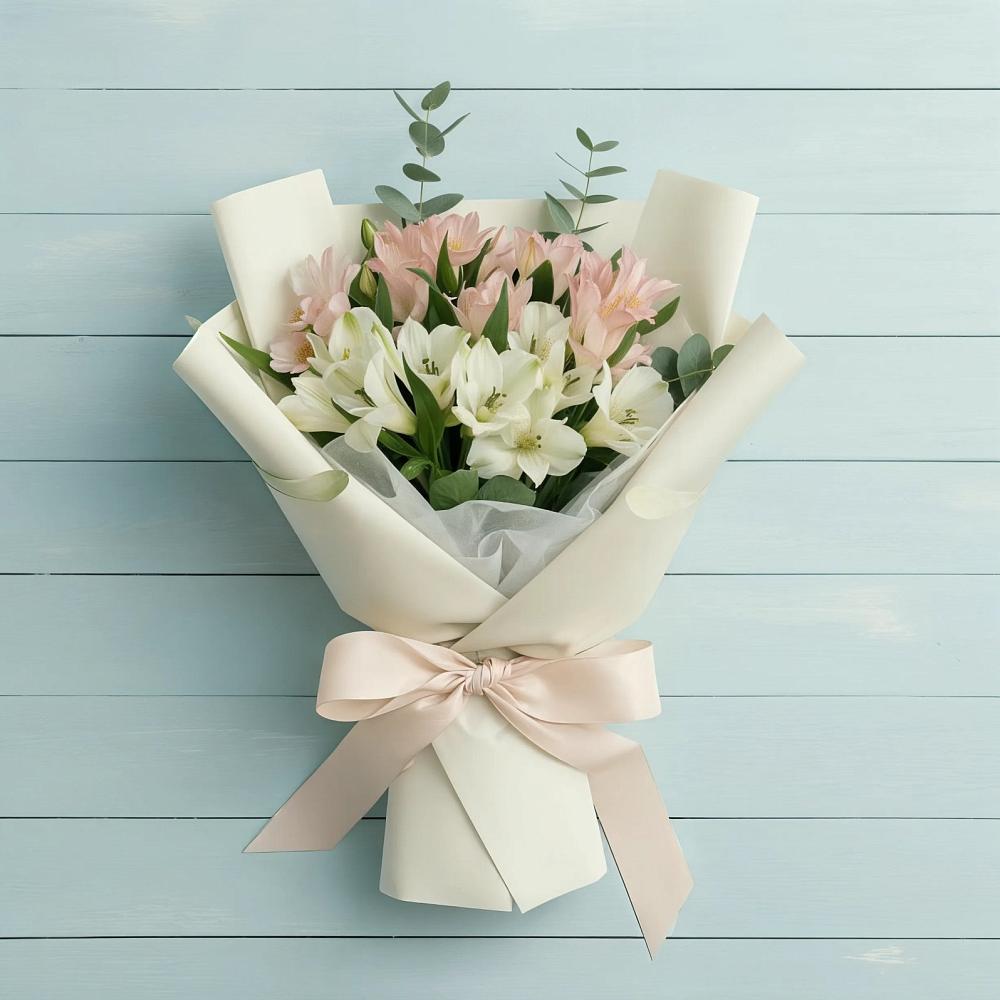 Букет цветов из: Альстромерии во Власово