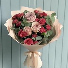 Букет цветов из:  Гвоздики и Розы #REPLACE_PRED# Власово