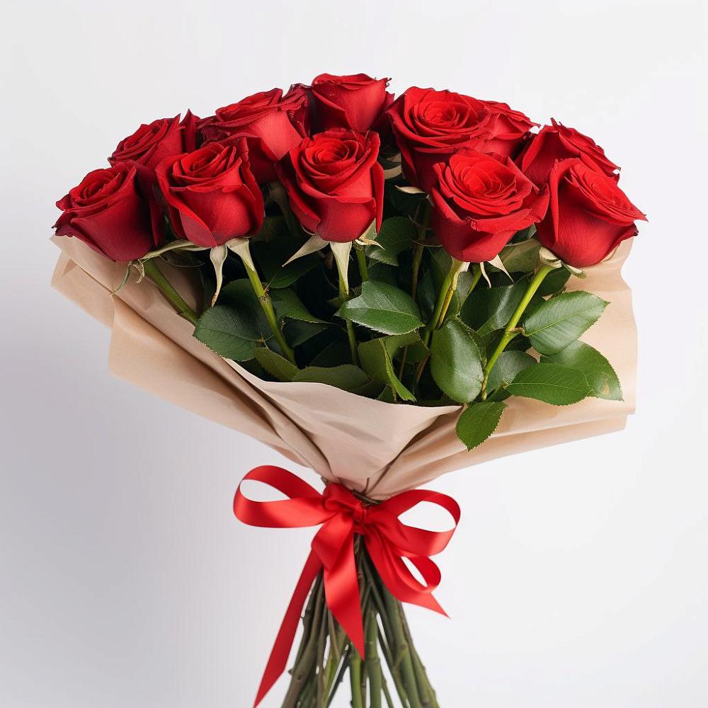 Букет 11 Красных роз Эдлесс Лав во Власово