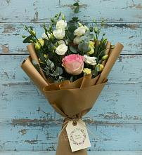 Букет цветов из:  Розы и Лизиантусы во Власово