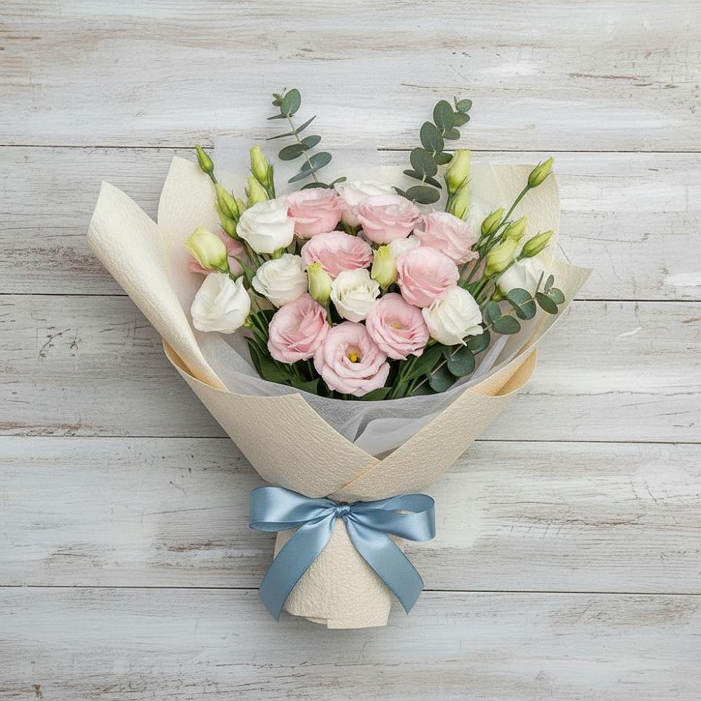 Букет цветов из: Лизиантусы во Власово